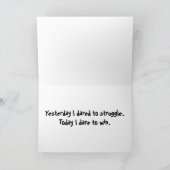 成功のステップ カード (内部)