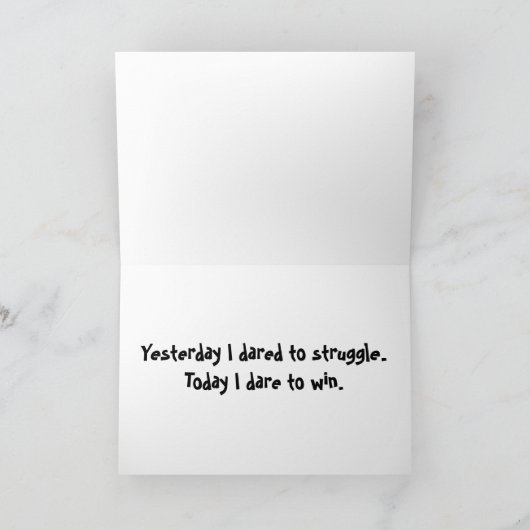 成功のステップ カード (内部)