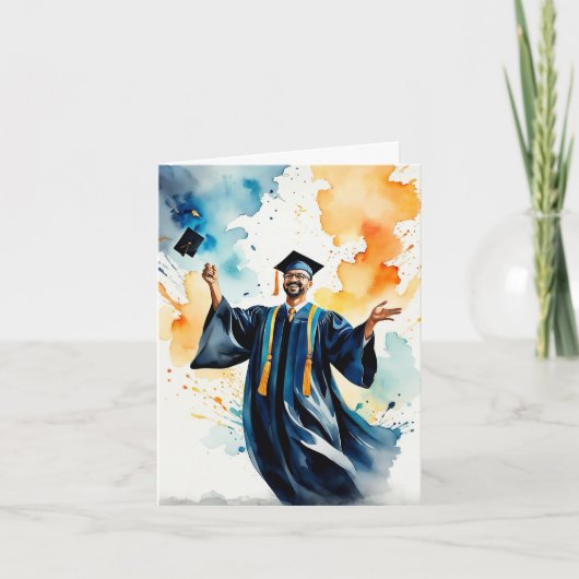 成功のスプラッシュ – 卒業生の熱狂 カード (正面)