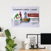 成功のポスターを手に入れる ポスター (ホームオフィス)