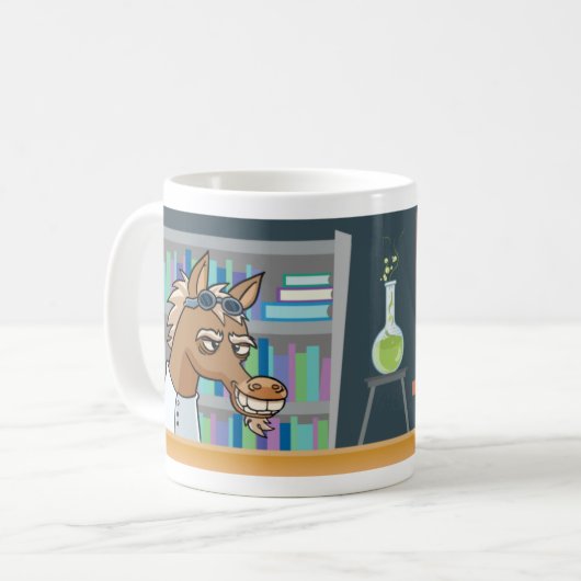 成功のマグへのEinstallion's Key先生の コーヒーマグカップ (正面左)