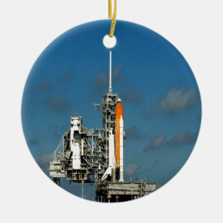 成功のロケットの宇宙航行学NASAの用意して下さい セラミックオーナメント