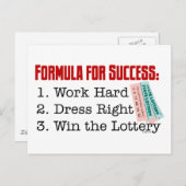 成功の公式 ポストカード (正面/裏面)