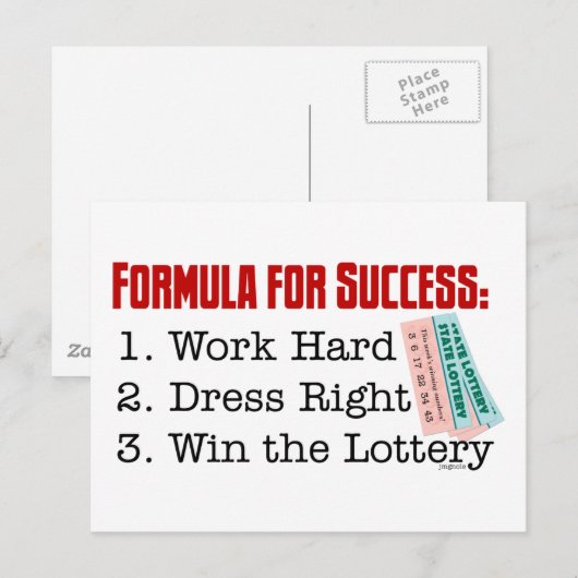 成功の公式 ポストカード (正面/裏面)