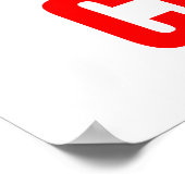 成功の勇気サッカー感動的アポップ・アートのート ポスター (角)