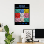 成功の勇気感動的野球 ポスター (ホームオフィス)