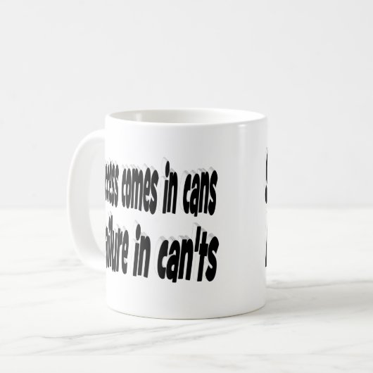 成功の可能性やる気を起こさせる引用文 コーヒーマグカップ (正面左)