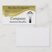 成功の名刺への鍵 名刺 (正面/裏面)