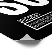 成功の基本要やる気を起こさせる素 ポスター (角)