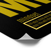 成功の基本要素 |マインドセット ポスター (角)