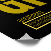 成功の基本要素 |偉大さ ポスター (角)