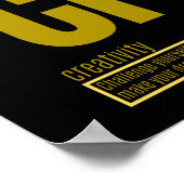 成功の基本要素 |創造性 ポスター (角)