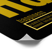 成功の基本要素 |幸せ ポスター (角)