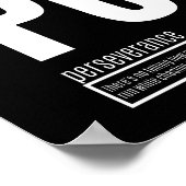 成功の基本要素 – 忍耐 ポスター (角)