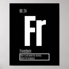 成功の基本要素 – 自由 ポスター