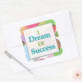 成功の夢 スクエアシール (封筒)