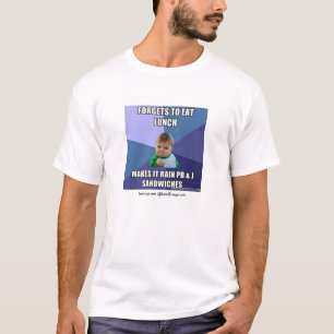 成功の子供PB&JのミームのTシャツ Tシャツ