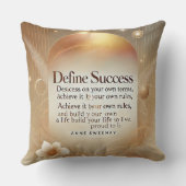 成功の定義25 クッション (裏面)