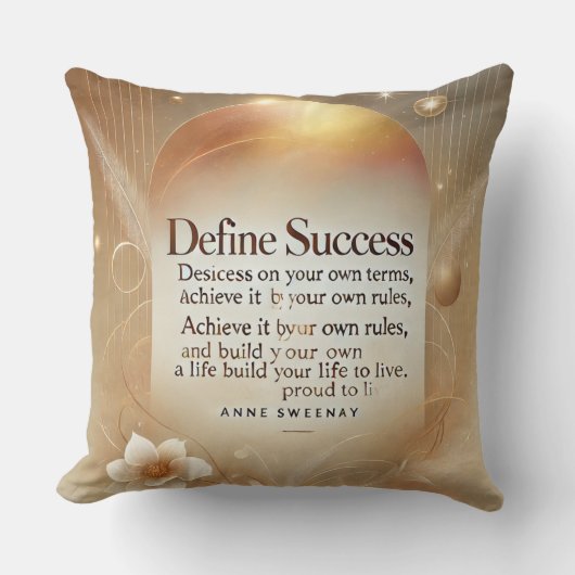 成功の定義25 クッション (正面)