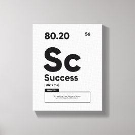 成功の定義 |やる気を起こさせる引用文ウォールアート キャンバスプリント