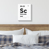 成功の定義 |やる気を起こさせる引用文ウォールアート キャンバスプリント (インサイチュ (寝室))