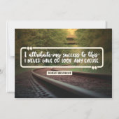 成功の属性 マグネット招待状 (正面)