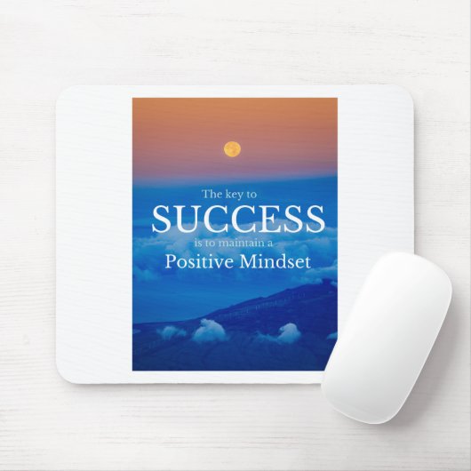 成功の感動的な引用文への鍵 マウスパッド (マウス)