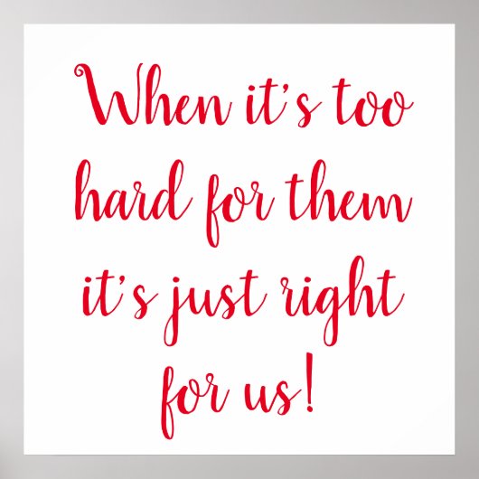 成功の手やる気を起こさせる書き ポスター (正面)