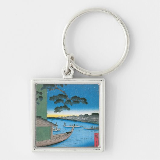 成功の松と厩橋 キーホルダー (正面)
