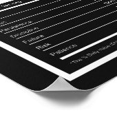 成功の栄養事実 |やる気を起こさせる引用文 ポスター (角)