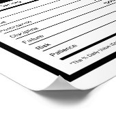 成功の栄養事実 |やる気を起こさせる引用文 ポスター (角)