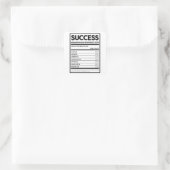 成功の栄養事実 スクエアシール (バッグ)