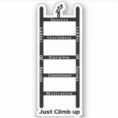 成功の梯子 シール (正面)