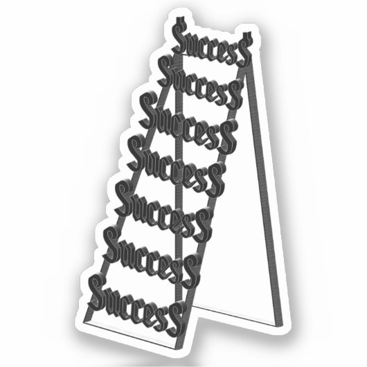 成功の梯子 シール (正面)