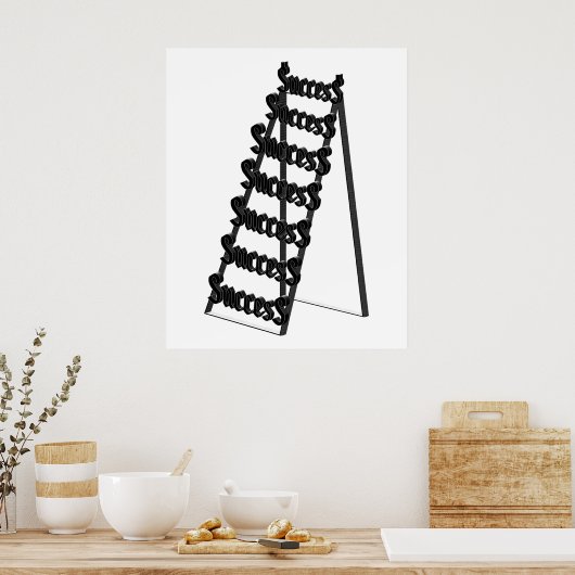 成功の梯子 ポスター (キッチン)