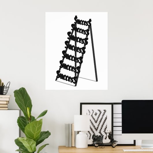 成功の梯子 ポスター (ホームオフィス)