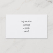 成功の梯子 名刺 (裏面)