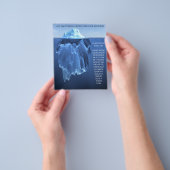 成功の氷山意欲を起こ- インスパイア,  チラシ (手)