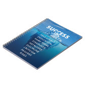 成功の氷山 ハードワーク ノートブック (左側)