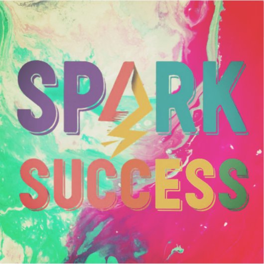 成功の火花 シール (正面)