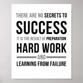 成功の秘訣は無い ポスター