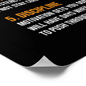 成功の要素，ジム，ハッスル，成功インスパイア, ポスター (角)