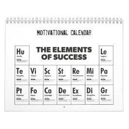 成功の要素 – Gym Hustle やる気を起こさせる Cale カレンダー