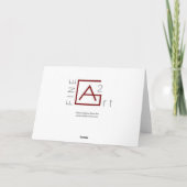 成功の見た目はグリーティングカードに似ている カード (裏面)