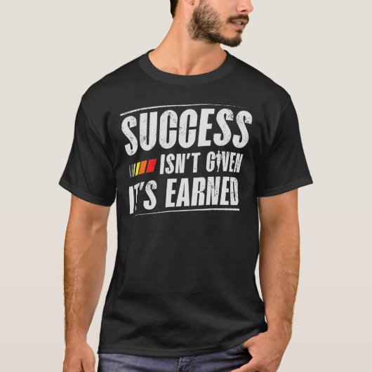 成功はランナ与えー・マラソンApを獲得していない Tシャツ (正面)