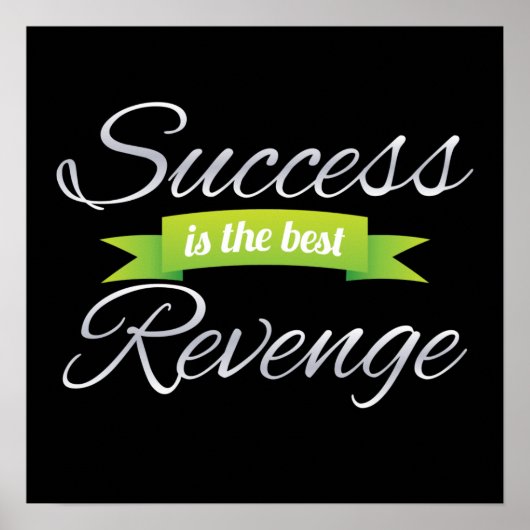 成功はリベンジ最高のグ・グリーン ポスター (正面)