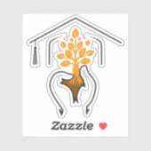 成功は一つの強力なスローガンに具現化される シール (シート)