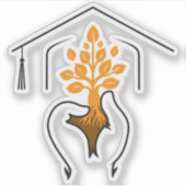 成功は一つの強力なスローガンに具現化される シール (正面)