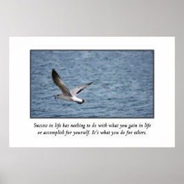成功は人のためにやることによって計る ポスター