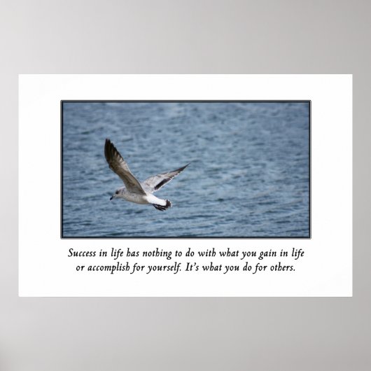 成功は人のためにやることによって計る ポスター (正面)